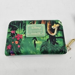Loungefly Disney Jungle Book Mowgli, Baloo and Kaa Bare Necessities Zip Wallet